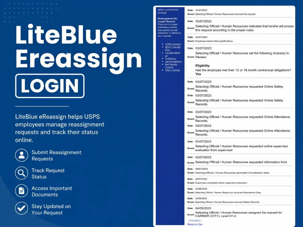 LiteBlue eReassign Login LiteBlue eReassign Login